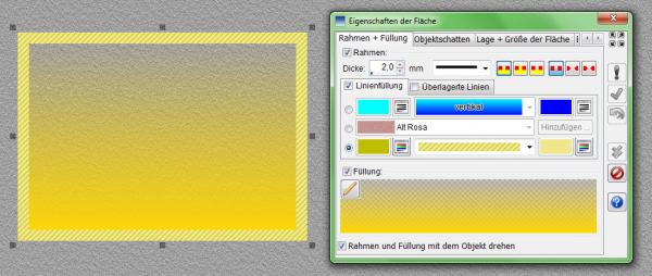 Zum Vergrößern anklicken! Heyer's Etiketten-Studio Pro - Fläche