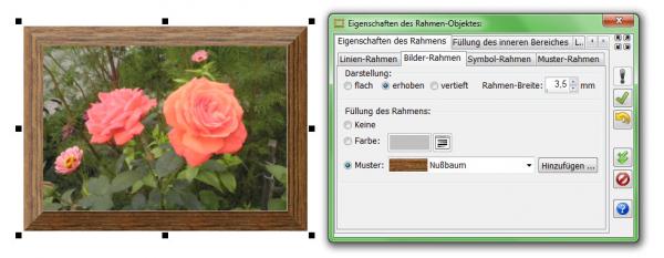 Zum Vergrößern anklicken! Heyer's Etiketten-Studio Pro - Bilder-Rahmen